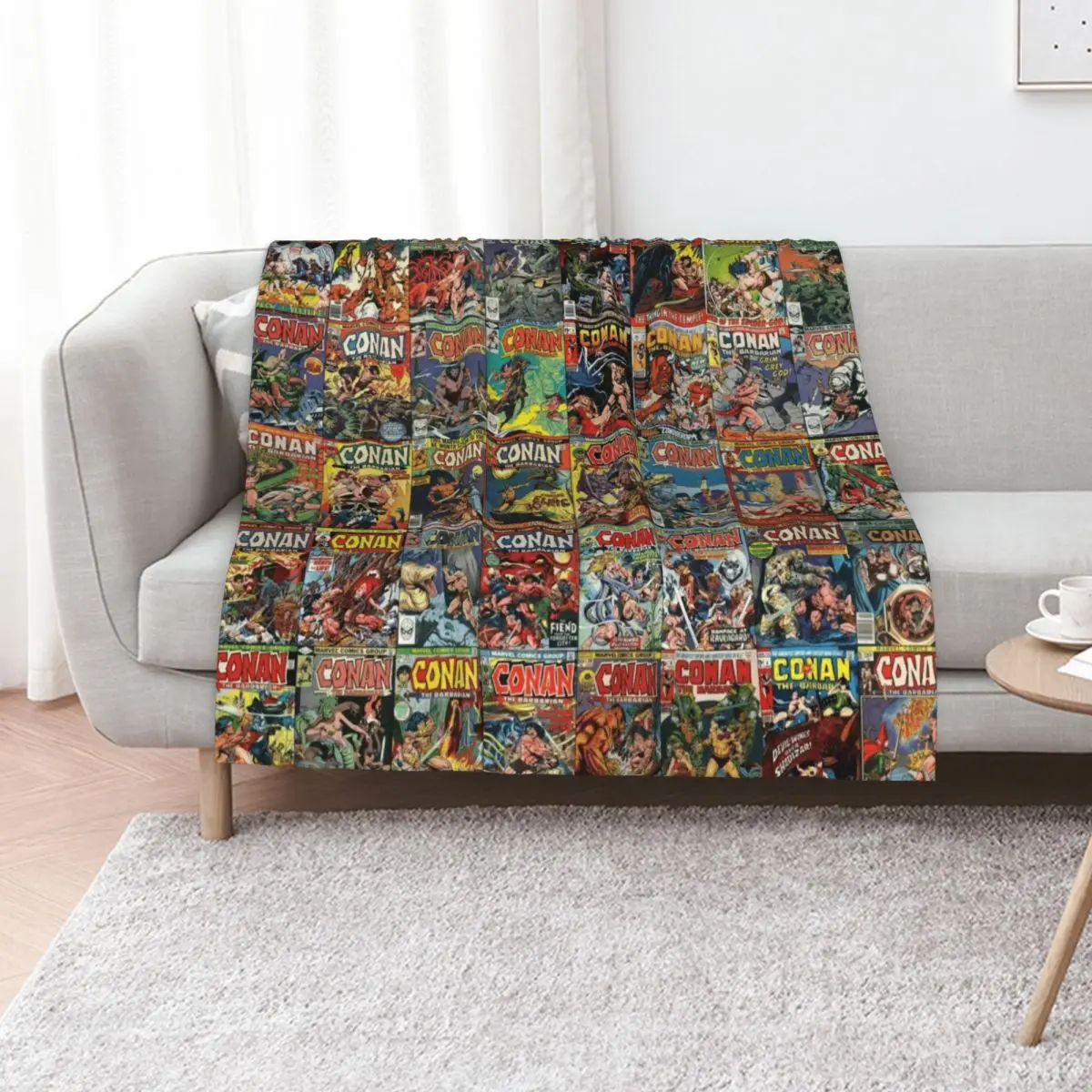 

Conan the Barbarian Throw Blanket Decorative Throw Luxury Brand Sofa Throw Furrys Blankets