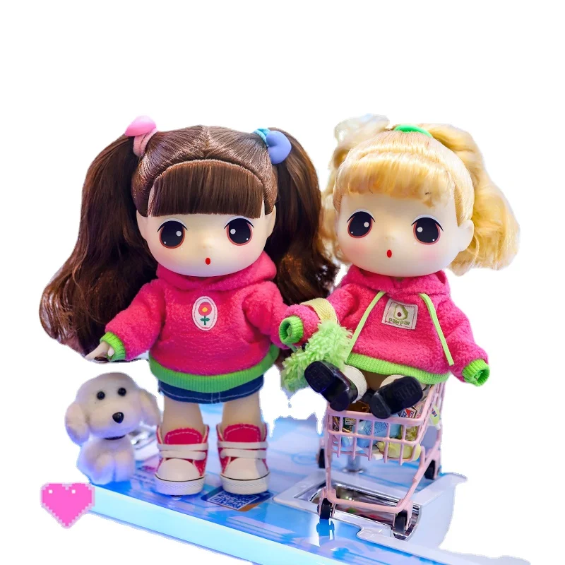 

Winter doll cute boudoir model decompression software doll can pinch candy sister gift