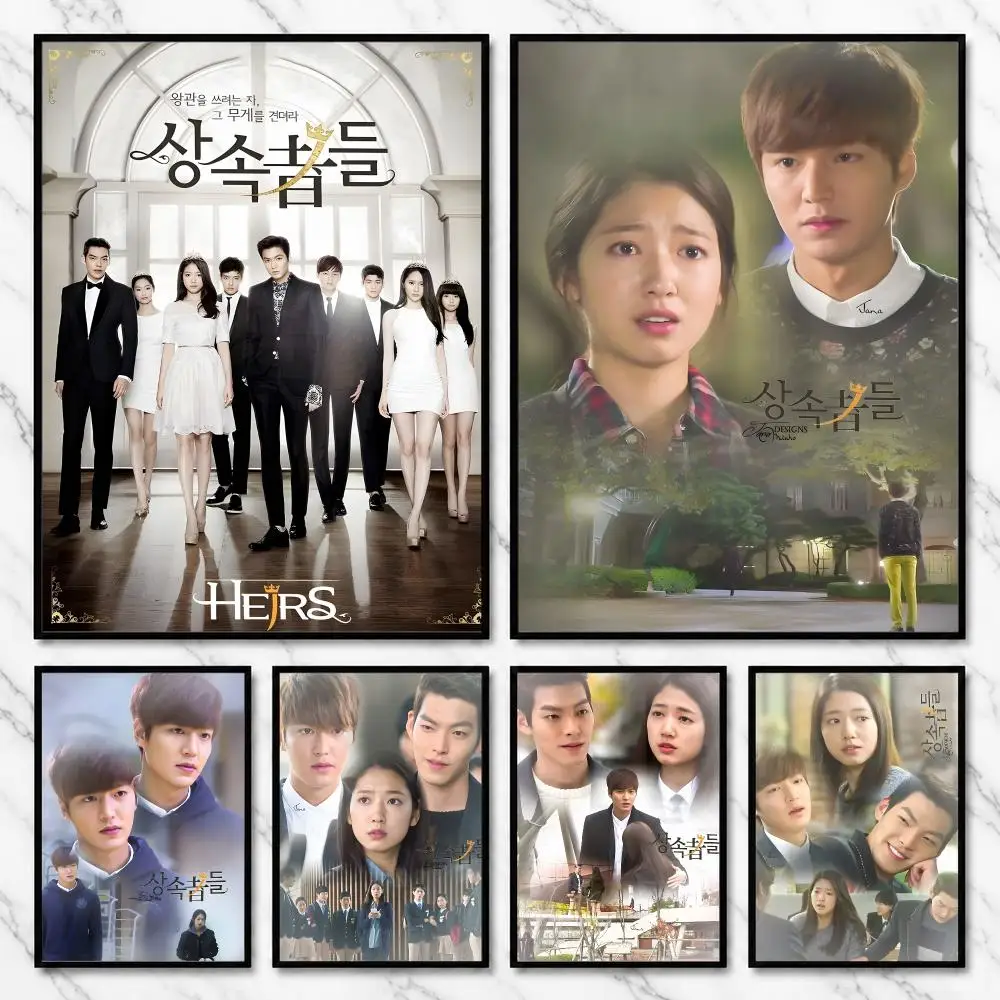 The Heirs Elite School Romance Korean Melodrama Saga Poster Self-Adhesive Unframed Fashion Wall Prints for Office & Home Decor
