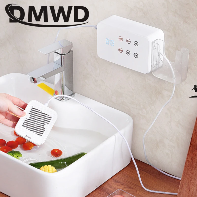 Wall-mounted Vegetable Fruits Cleaner Electrolytic Water Ion Washer Meat Washing Machine Food Purifier Odor Removal Disinfector