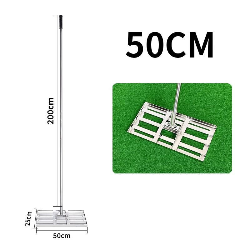 

Golf turf leveler, golf course supplies, stainless steel sand crusher, green turf trimmer and sand leveling tool
