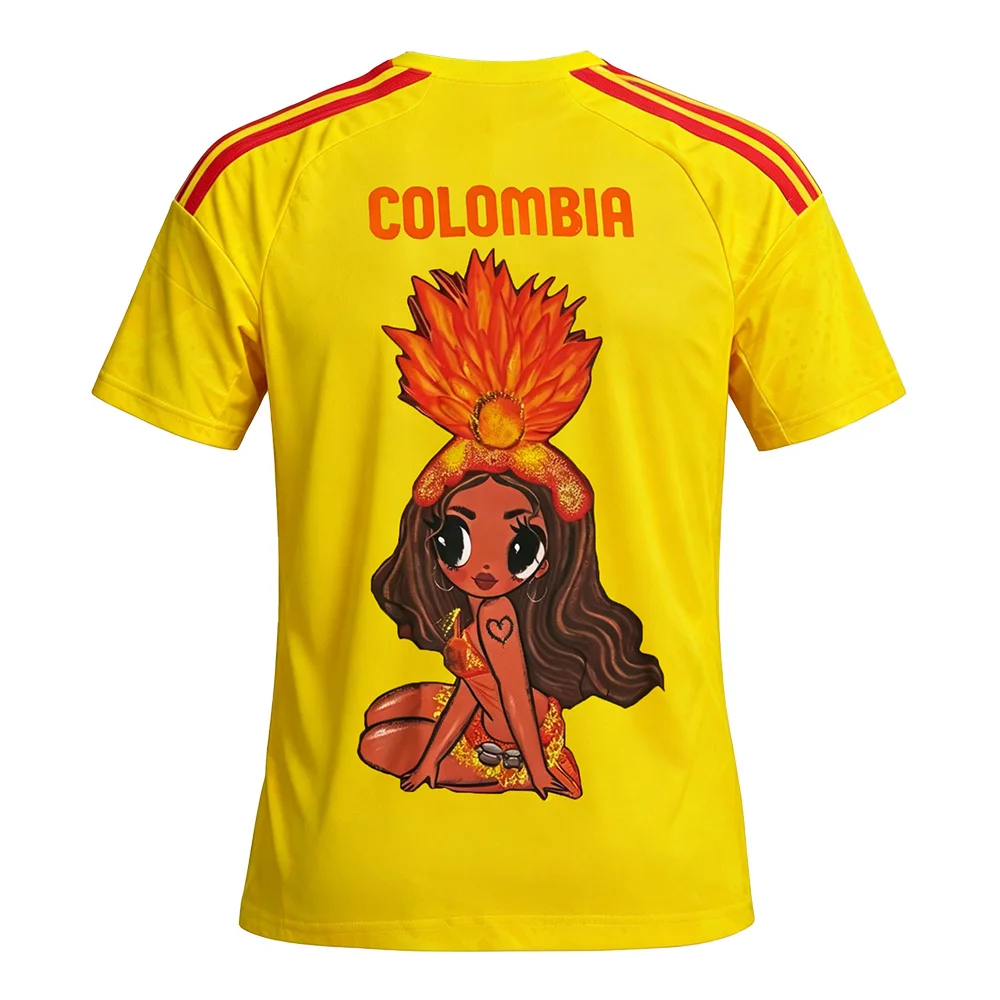 Karol G Tropicoqueta Football Jersey 2026 Men Women Sports T-Shirt Street Oversized Breathable Tee Unisex Casual Graphic T Shirt