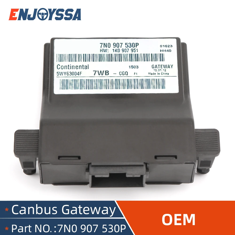 7N0907530P Original Canbus Gateway Control Unit Module for VW for Skoda for Audi 7N0 907 530P Car Auto Parts