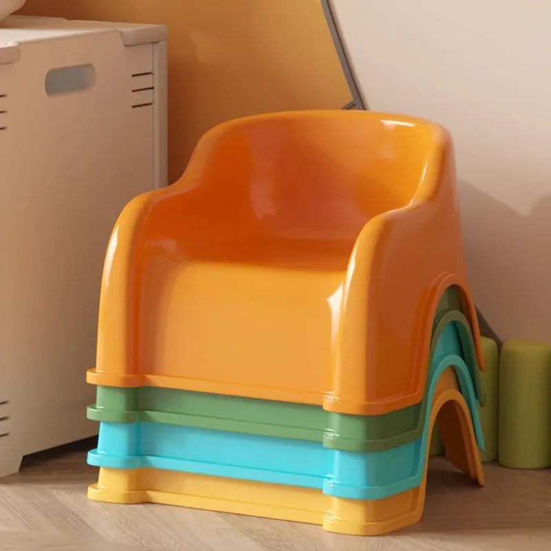 

Children's Plastic Stool Home Living Room Baby Armchair Baby Sofa Small Chair Muebles Para El Hogar Bathroom Non-slip Bench