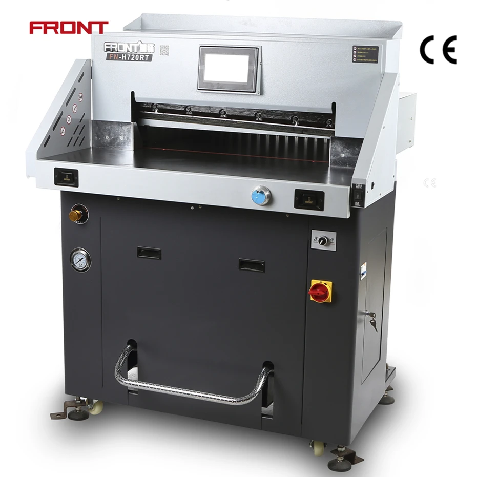 Front A1 Paper Cutter 720mm Heavy-duty Automatic Hydraulic Paper Cutter H720RT 28inch Paper Cutter Machine