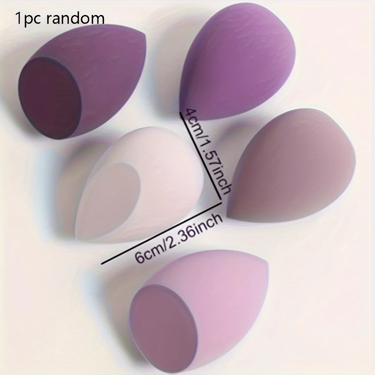 3/30개 멀티컬러 메이크업 스펀지 뷰티 파우더 퍼프 습식 및 건식 겸용 울트라 소프트 뷰티 블렌더 자연스럽고 완벽한 적용