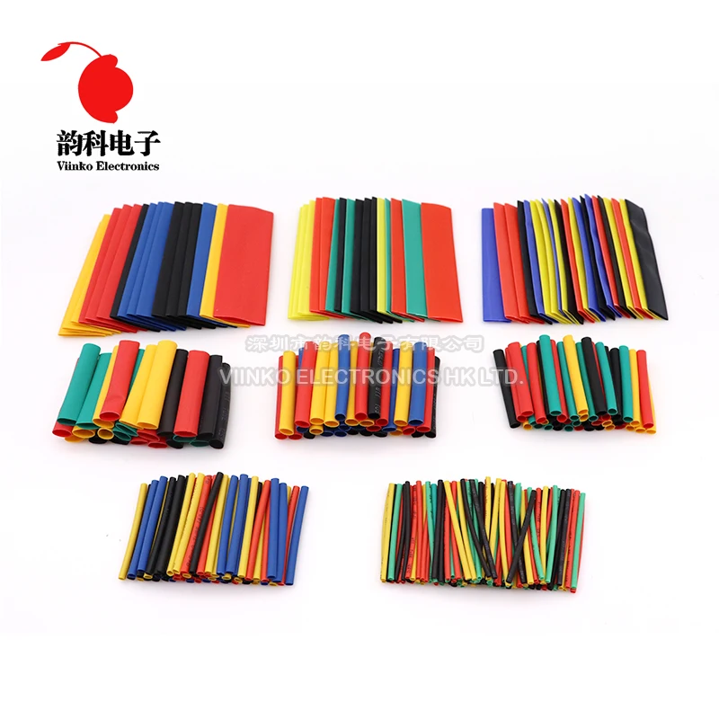 328PCS Polyolefin Insulation Heat Shrink Tubing Sleeve Waterproof Wire Assorted Shrinking Tube Sleeving Cable Set Sleeves Kit