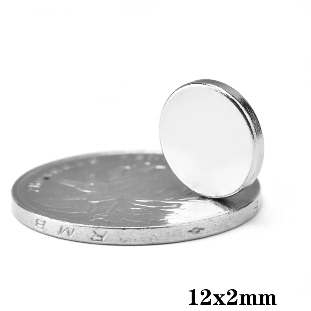 12x2mm Neodymium Disc Magnets 12*2 Small Round Permanent NdFeB Magnet 12x2 N35 Powerful Strong Magnetic Magnets 12*2mm