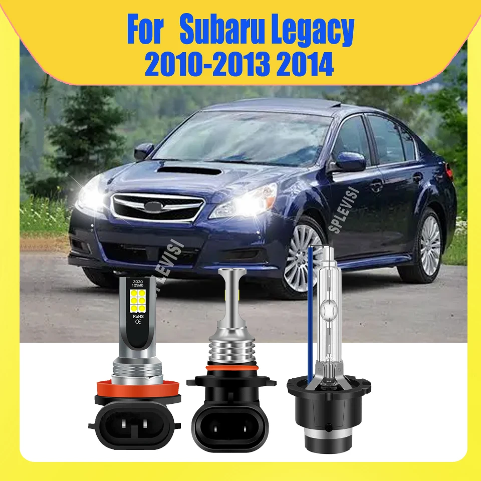 

9005 D2S H11 LED Hi Beam Low Beam Fog Lights 12v - Improved Safety in Bad Weather For Subaru Legacy 2010 2011 2012 2013 2014