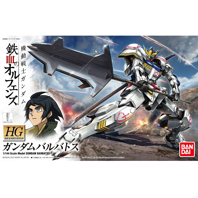 Spot Direct Delivery Bandai Original Anime Collectible GUNDAM Model HG IBO GUNDAM BARBATOS Action Figure Assembly Toys For Kids