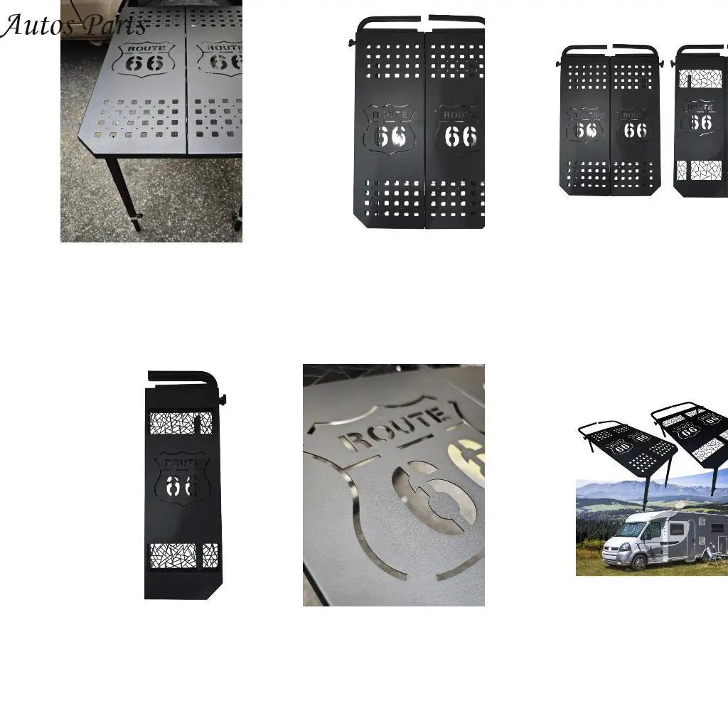 

57BA Metal Camping Table with Anti Slip Base for Stability in Uneven Terrains Dining