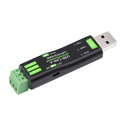 Waveshare USB-CAN-A USB to CAN Adapter Model A, STM32 Chip Solution, Multiple Working modes, Multi-system Compatible