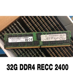 1PCS 32GB PC4-2400T 2RX4 ECC REG RDIMM RAM For MT Memory 32G DDR4 RECC 2400