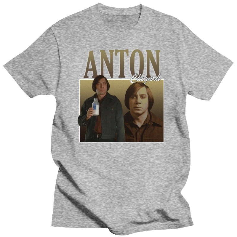 Anton Chigurh T Shirt No Country for Old Men Javier Bardem Movie Ethan Joel Coen Unisex T Shirt Vintage T Shirt