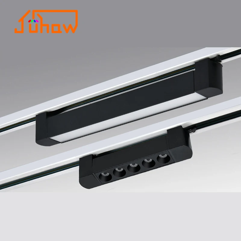 Long Track Flood Light Live Streaming Linear Focus Fill Light Grille Lamp Commercial Clothing Store Diffused Track Lighting for