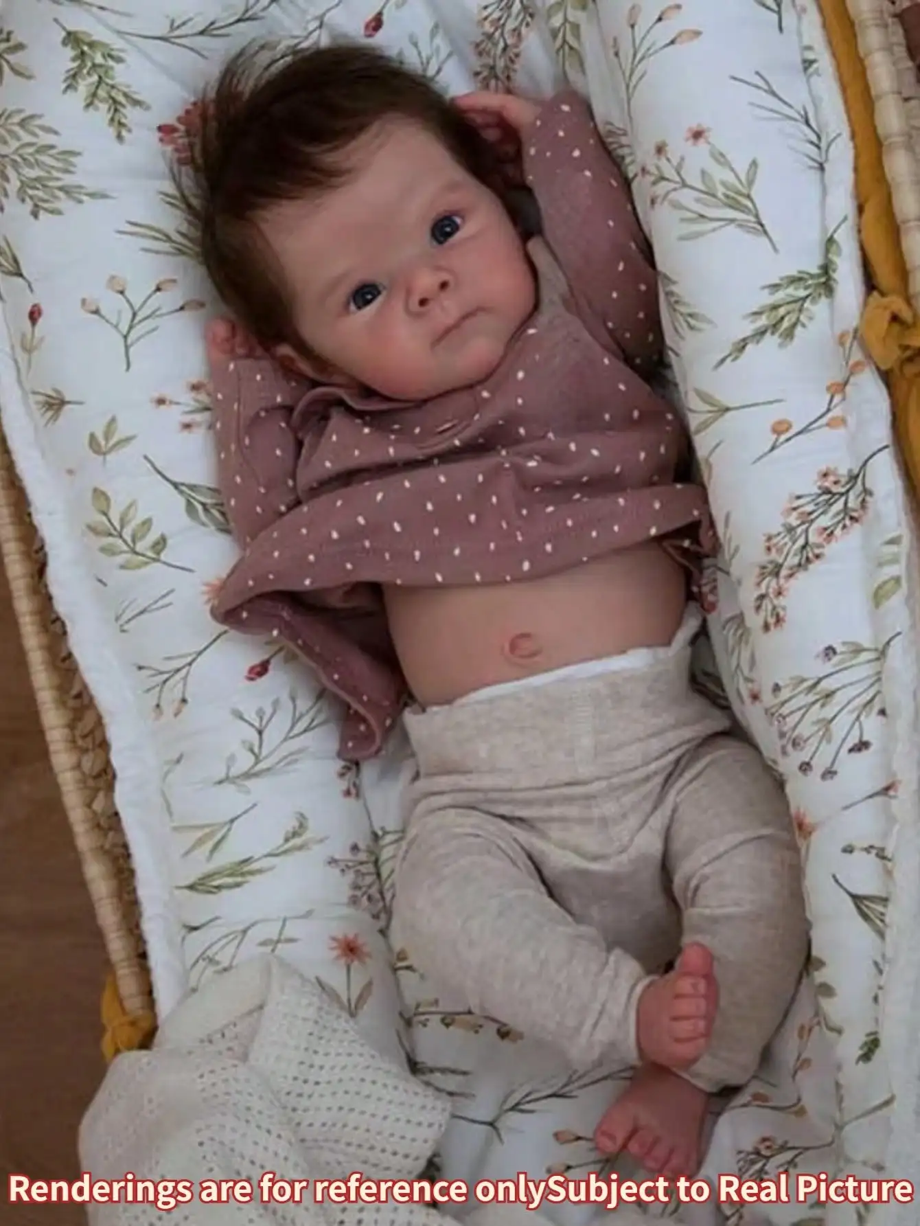 18-Zoll-Ganzkörperpuppe aus weichem Bettie-Reborn-Mädchen, handgefertigt für Neugeborene, für