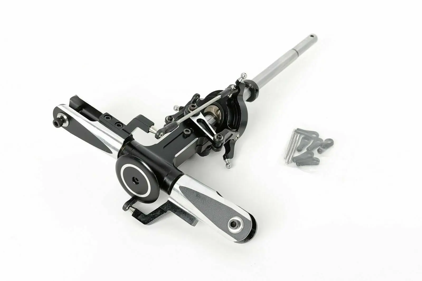 DIY RC 600 FBL Flybarless Metal Rotor Head With 10mm Shaft Swashplate For Align Trex 550 600 Helicopter Kit