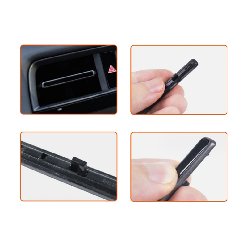 Für porsche taycan 9 j1 2019-2024 ersatzteile mittlere klimaanlage entlüftung links kipphebel auslass einstellung plektrum