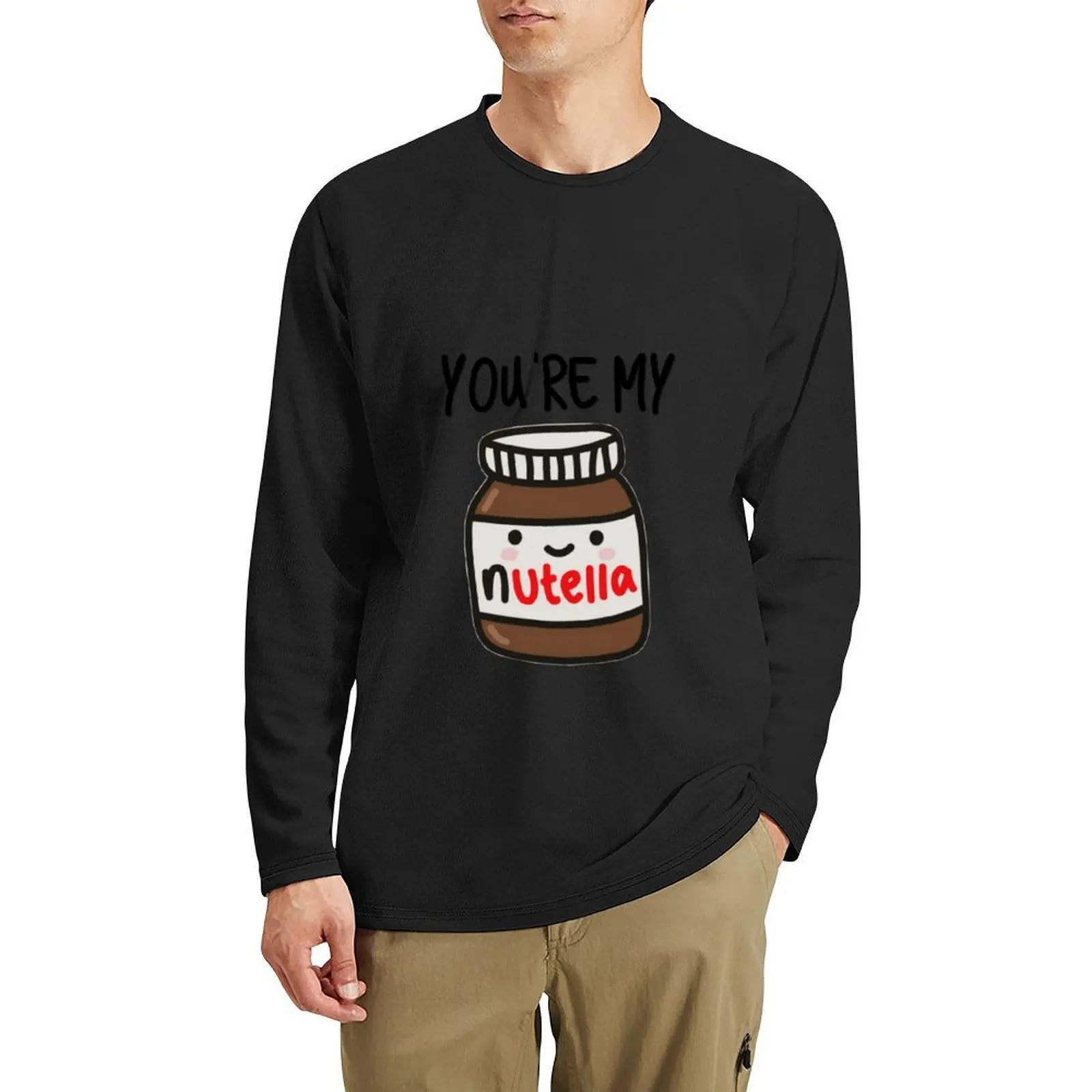 Eres mi nutella Camiseta larga para niños, camisetas blancas, ropa vintage, ropa hippie, camiseta negra, camisetas para hombres, paquete