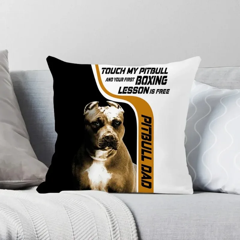 Pet Dog English Bulldog Pillowcase Cute Animals Cushion Cover Bed Pillowcase for Car Sofa Home Decor Pillow Case Drop Shipping