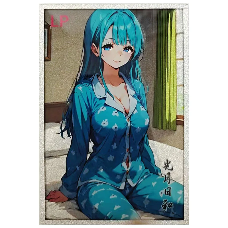 Anime Goddess Story ONE PIECE Rare LP A6 Size Collectible Cards Nami Vivi Kozuki Hiyori Hancock Toys for boys Birthday Present