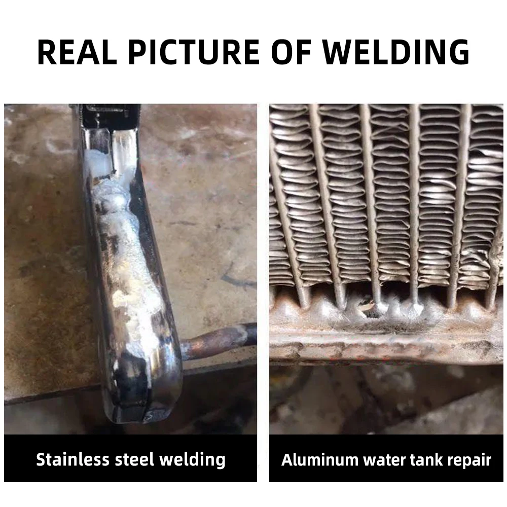 Small Holes Repair Low Temperature Repair Agent Easy Melt for Aluminum Rods Stainless Steel Copper Iron Plastic Tools