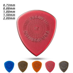Dunlop Pick.549R-FLOW series non-slip/wear picks for fast electric guitar playing. Thickness for 0.73/0.88/1.00/1.50/2.00 mm.