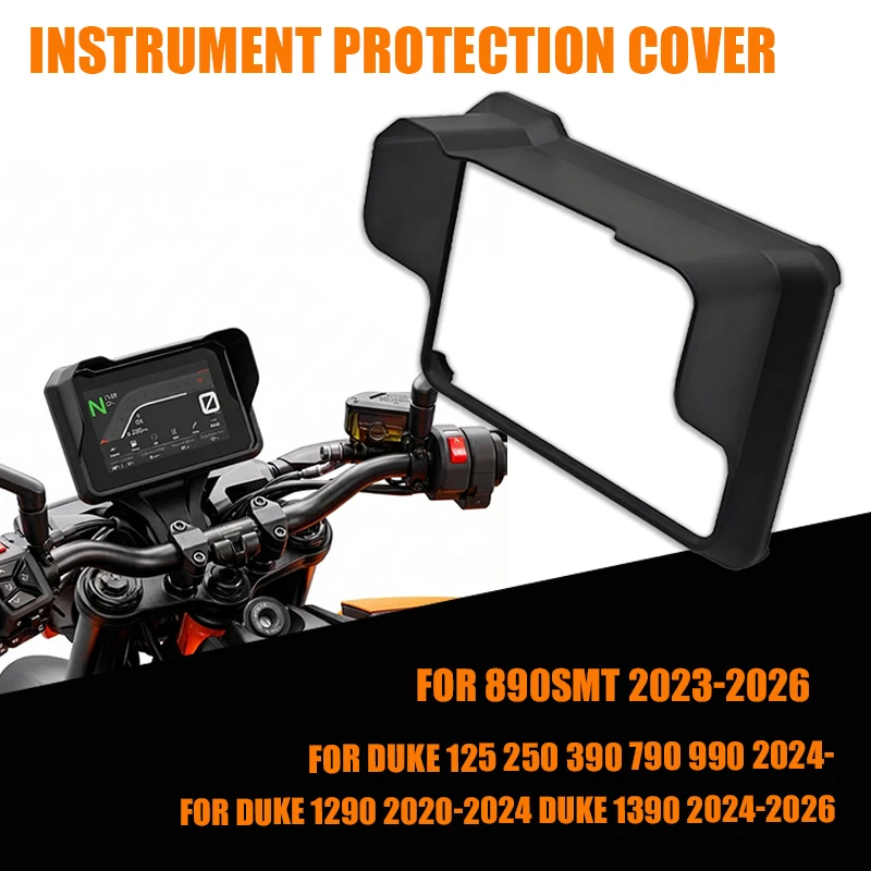 Visera para KTM 790ADV DUKE 125 250 390 DUKE 790 990 DUKE 1290 1390 2024 2025 2026, Protector de Instrumentos, Cubierta de Protección para Instrumentos
