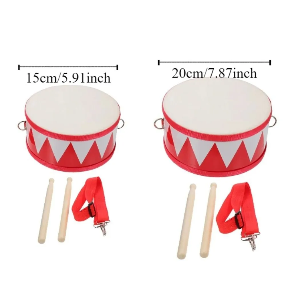 Double Sided Instrument Hand Drum Toys Montessori Learning Musical Instrument Toys 6 Inch 8 Inch Multifunctional
