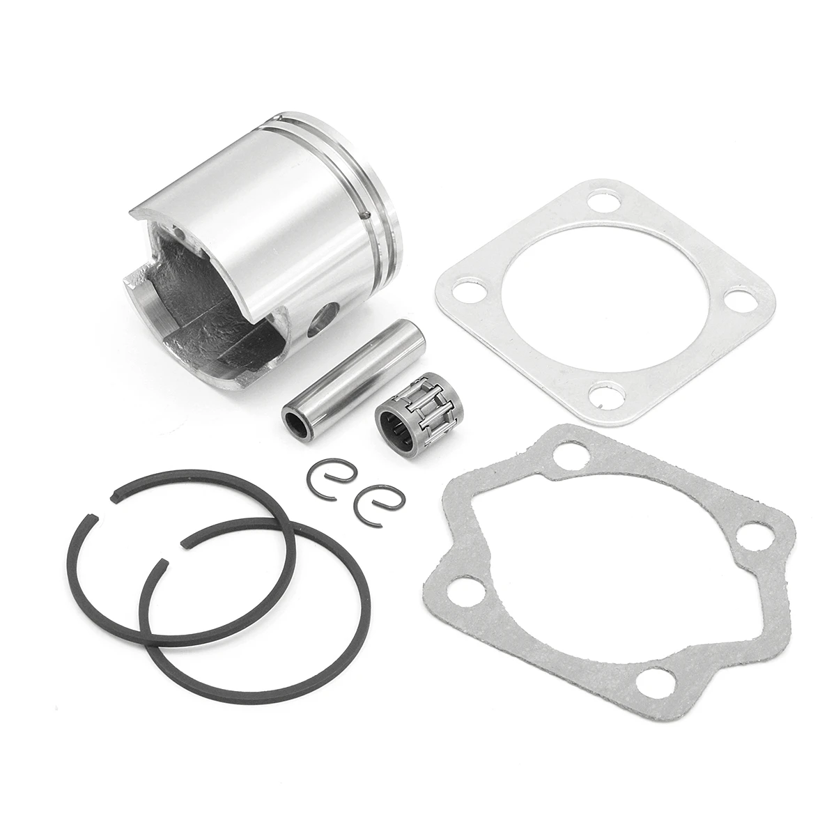 Motorcycle 47Mm Piston Set for 2 Stroke 80Cc Engines Cylinder Dirt Pit Bike ATV Quad Parts W/ Rings Gasket