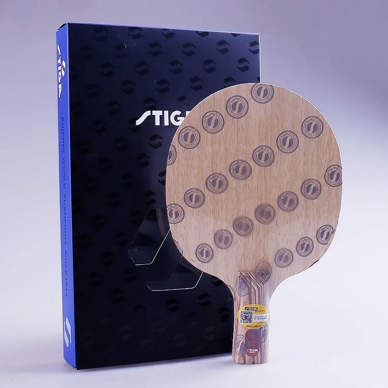 شفرة تنس الطاولة الأصلية من STIGA ذات الطاقة النقية 7 طبقات من الخشب OFF Ping Pong Blade Cybershape 2 Limba 5 Ayous صنع في السويد