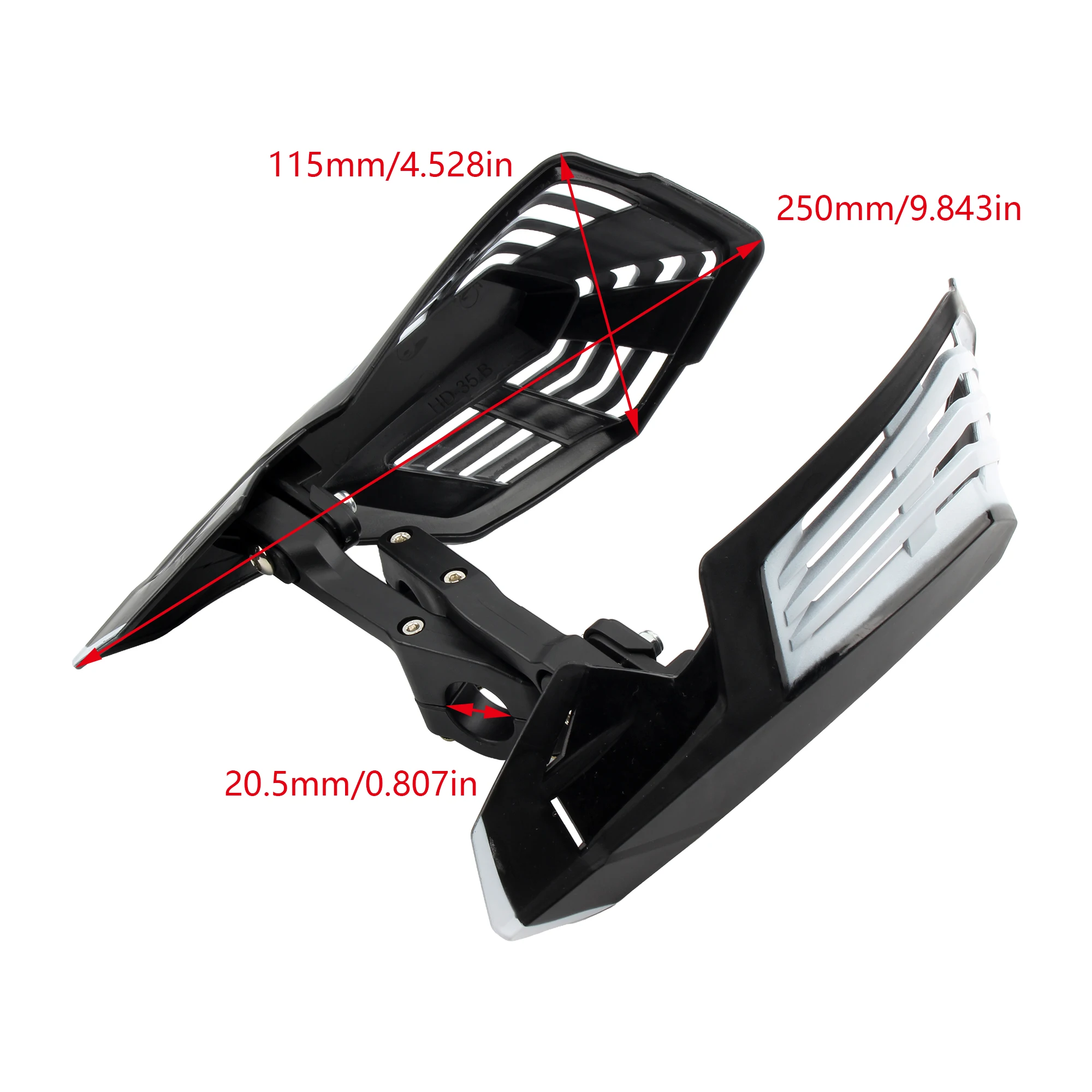 Universeller Motorrad-Handschutz 20mm für KTM HONDA YAMAHA EXC KLX YZF CRF Dirt Pit Bike Enduro Motocross Modifiziert – Detail 2