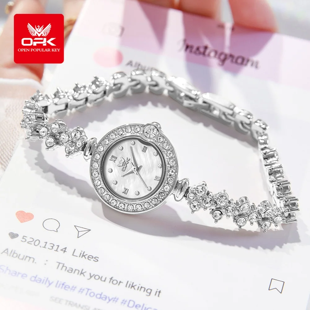 OPK 6054 Women Watch Original Simple Fashion Watch For Women Quartz Watch Waterproof Luminous Gifts For Women Frees Shipping