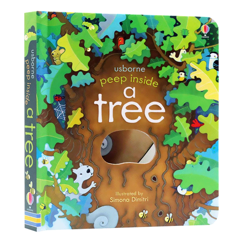 

Peep Inside A Tree, Children's books aged 3 4 5 6, English Popular science picture books, 9781474933841