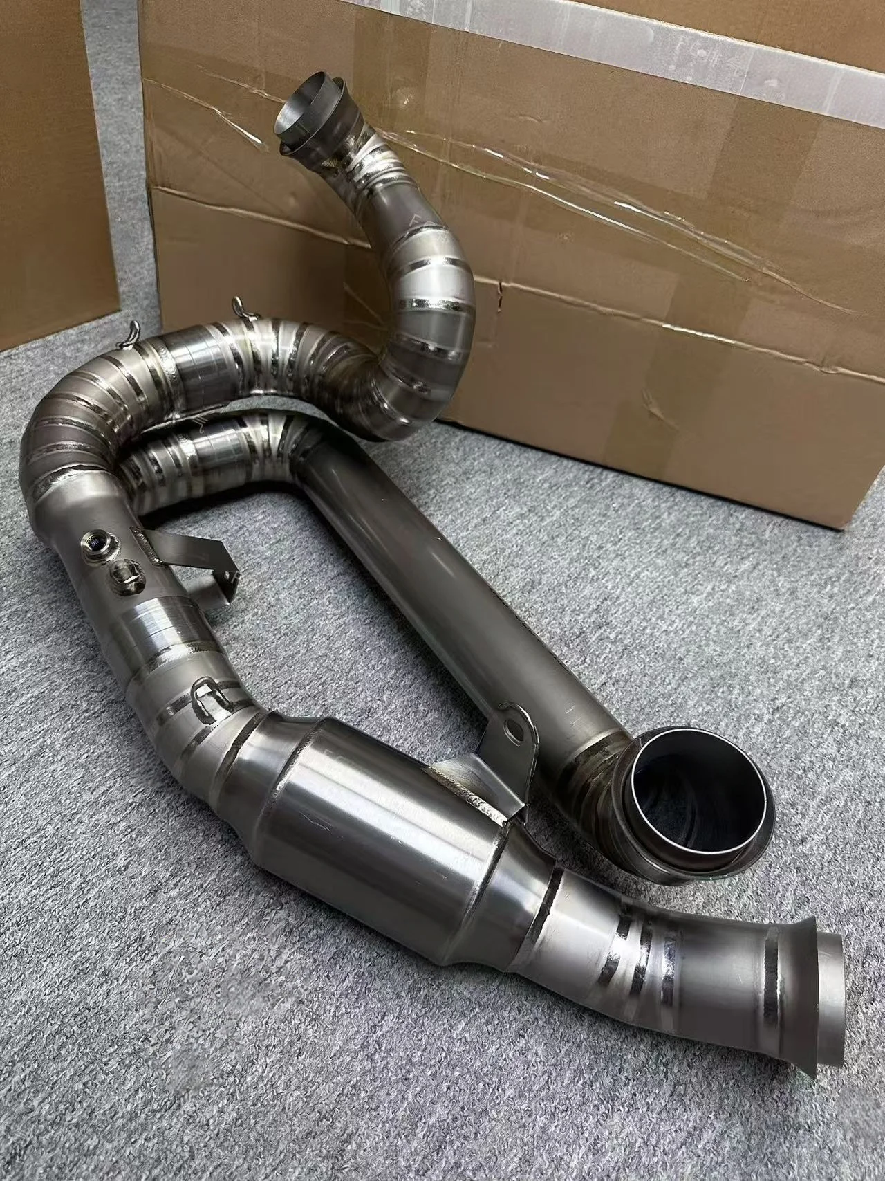 For Duke 1290 1390 Super Duke 1290 1390 SUPER DUKE1290 DUKE1390 R/RR/EVO 2020-2024 Full Titanium exhaust racing line manifold