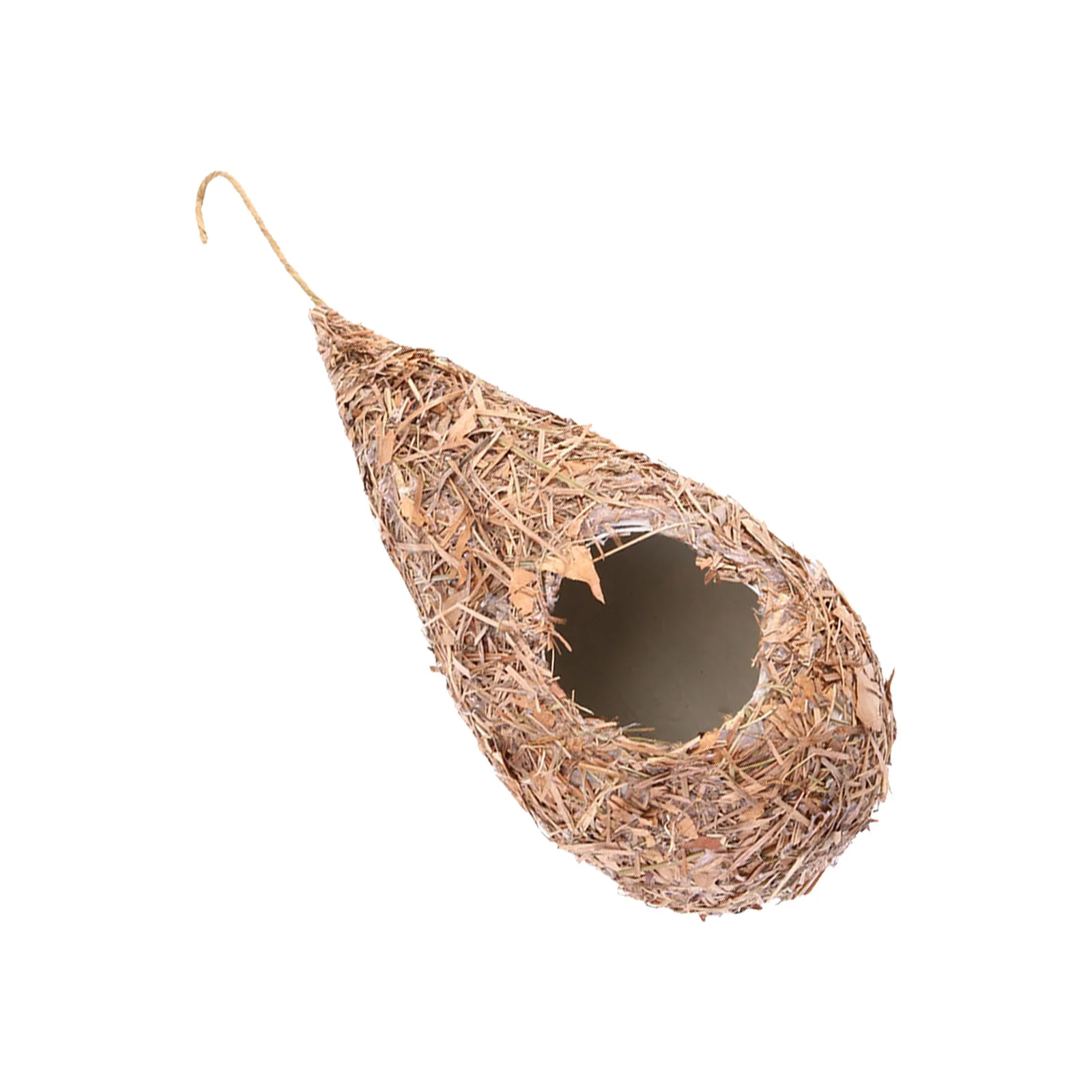 

Grass Woven Bird Hanging Decorative Artificial Breeding Shelter For Outdoor Indoor Straw Nest Birds Supplies Pet Nest