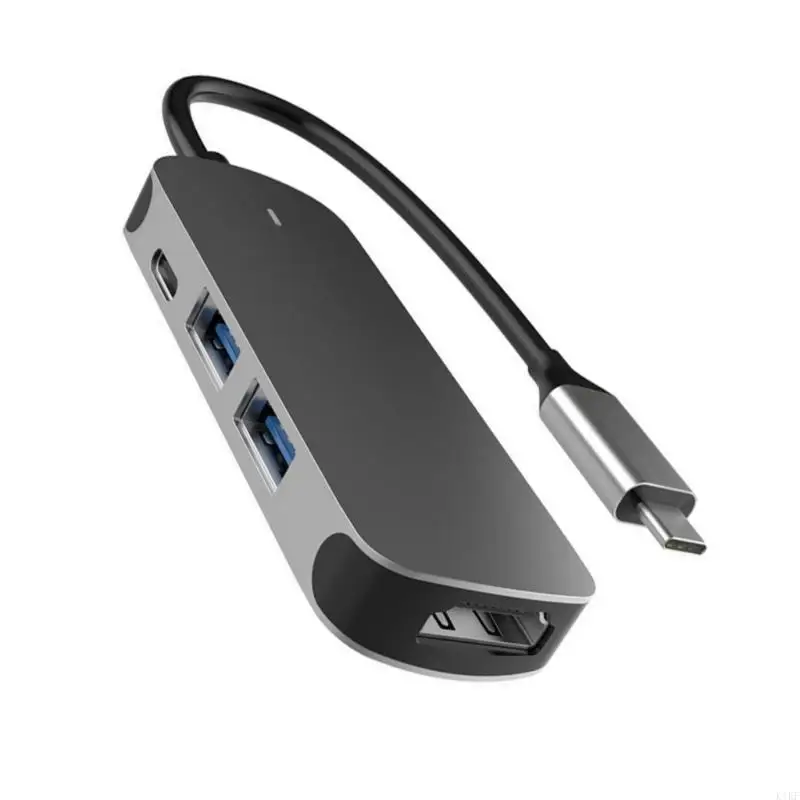 4/6 en 1 centros USB con puerto tipo C para datos velocidad rápida y expansión accesoria K1KF