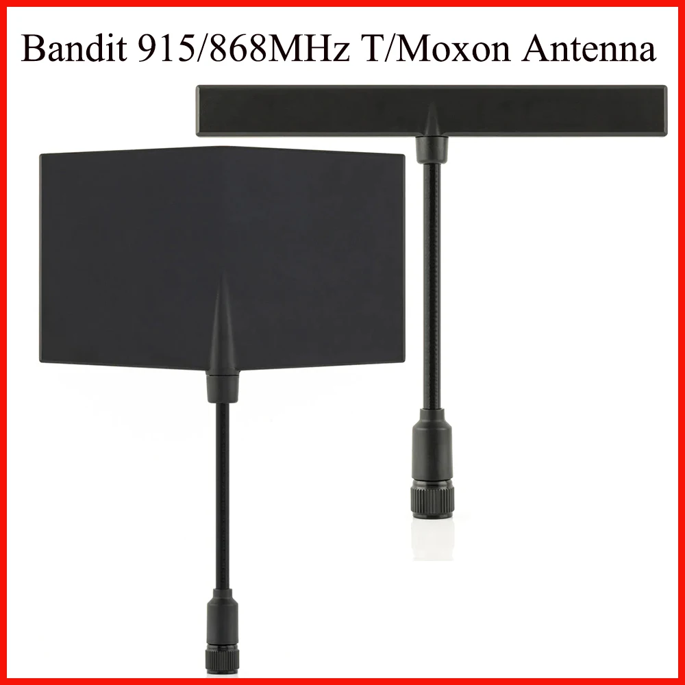 Radiomaster Bandit 915/868MHz Moxon/T Antenna 80mm Length with 360° Swivel RP-SMA Socket Heavy-duty RG402 Coax for FPV Drone