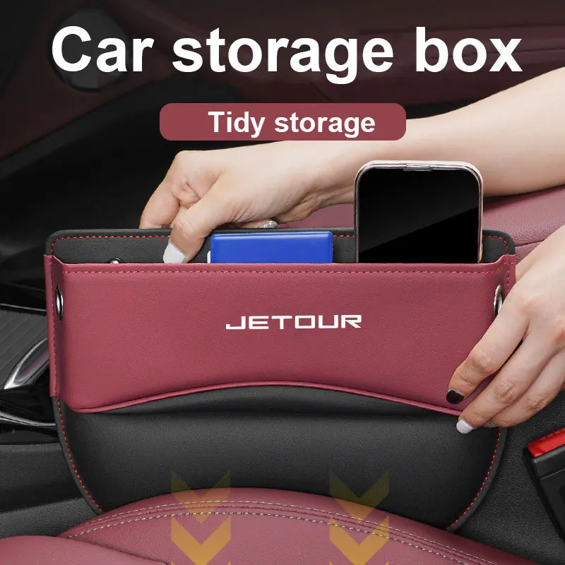 Car Seat Gap Filler Pockets Storage Box Gap Filler Seat Organiser For Chery Jetour X70 X90 X95 Plus 2020 2021 2022 Chery Jetour