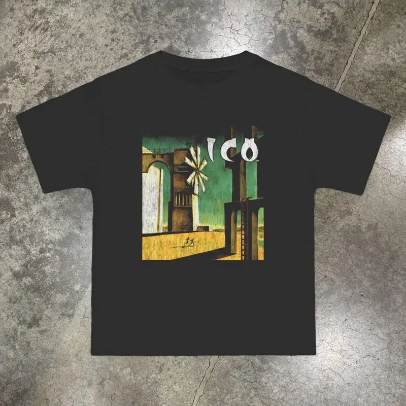 ICO EU Cover 2001 Vintage Reprint T Shirt-image