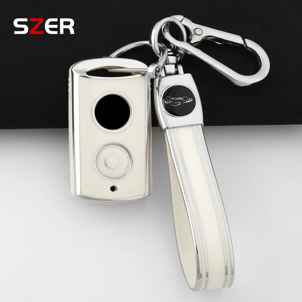 TPU Car Remote Key Case Cover Shell Fob For Yamaha NVX NVX155 XMAX 125 250 300 309 400 XMAX300 QBIX AEROX JAUNS Auto Accessories