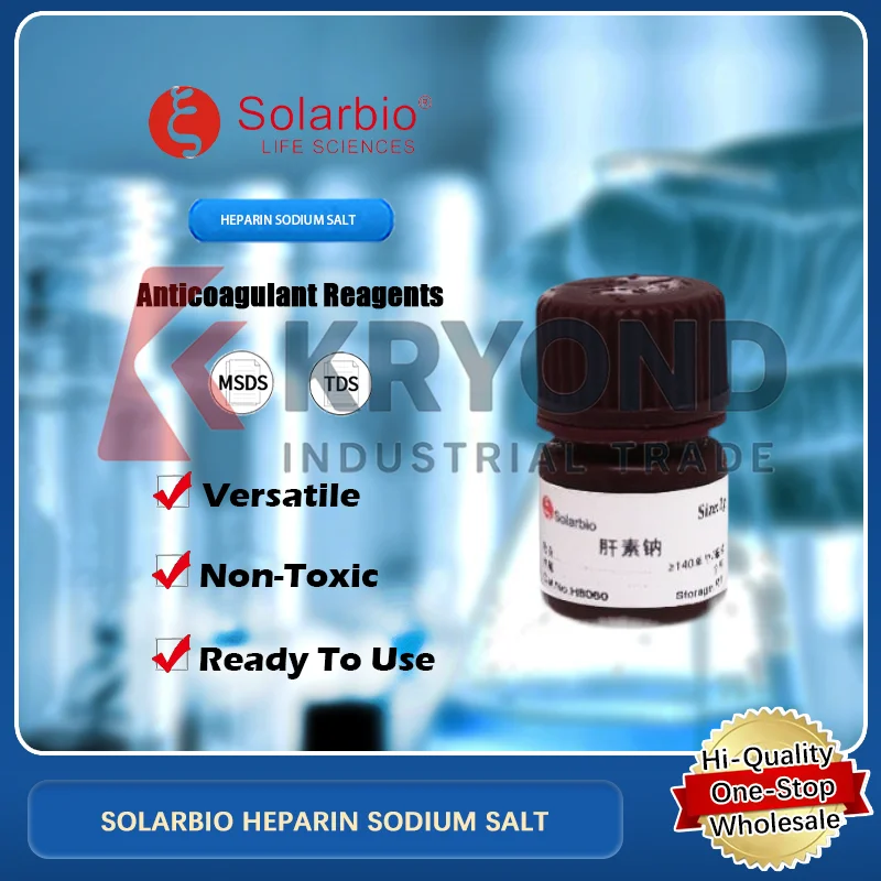 SOLARBIO HEPARIN SODIUM SALT for Anticoagulant Applications and Laboratory Research Original Product