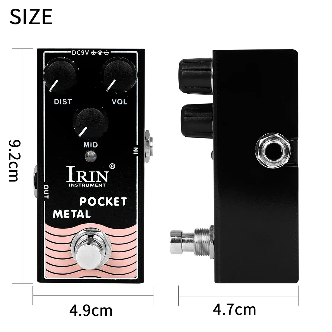 IRIN Electric Guitar Effect Pedal Overdrive Distortion Chorus Delay Effects Guitar Accessories Compression True Bypass Pedal