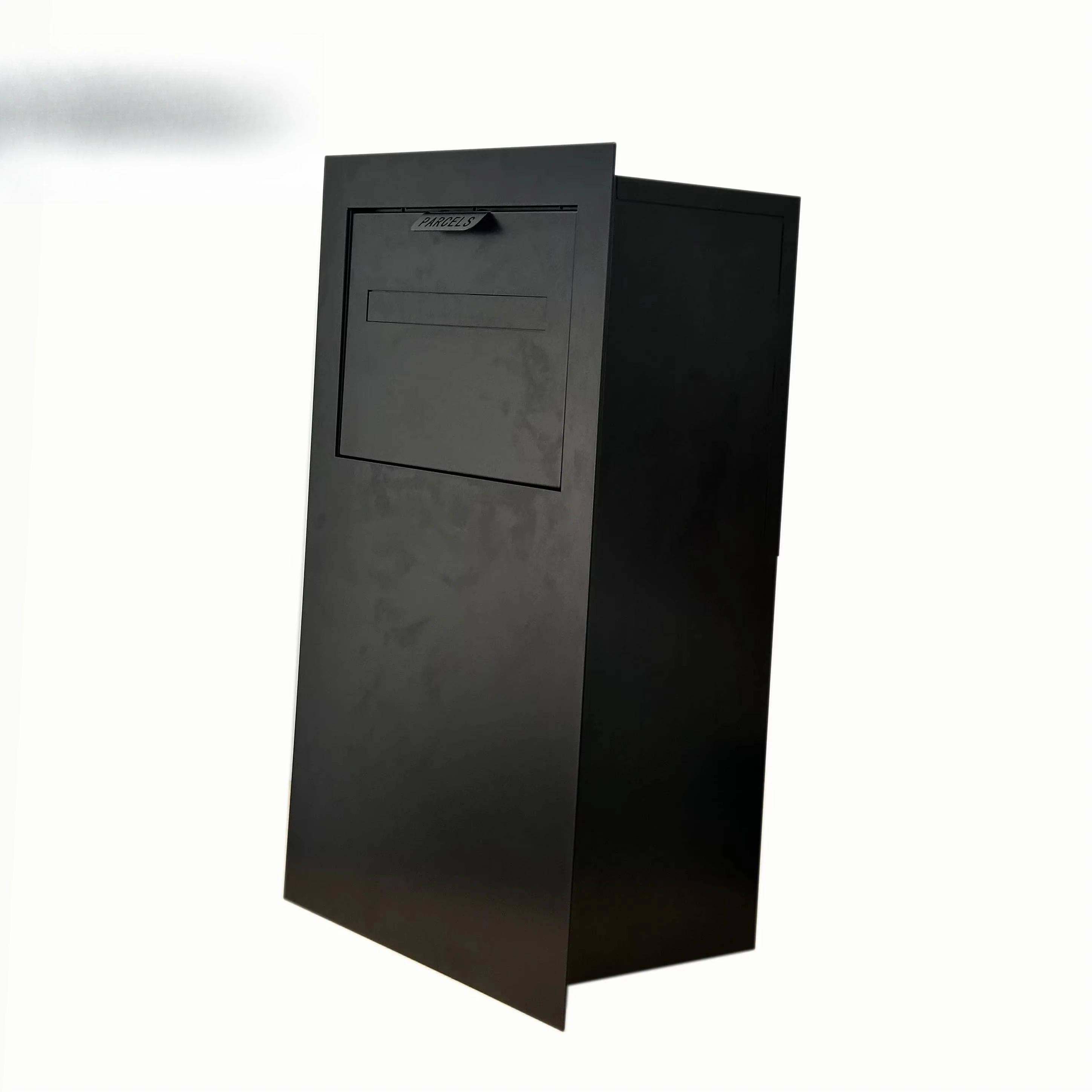 Large steel outdoor parcel mailbox, rust-proof sending and receiving box, small brick mailbox, wall-mounted waterproof mailbox.