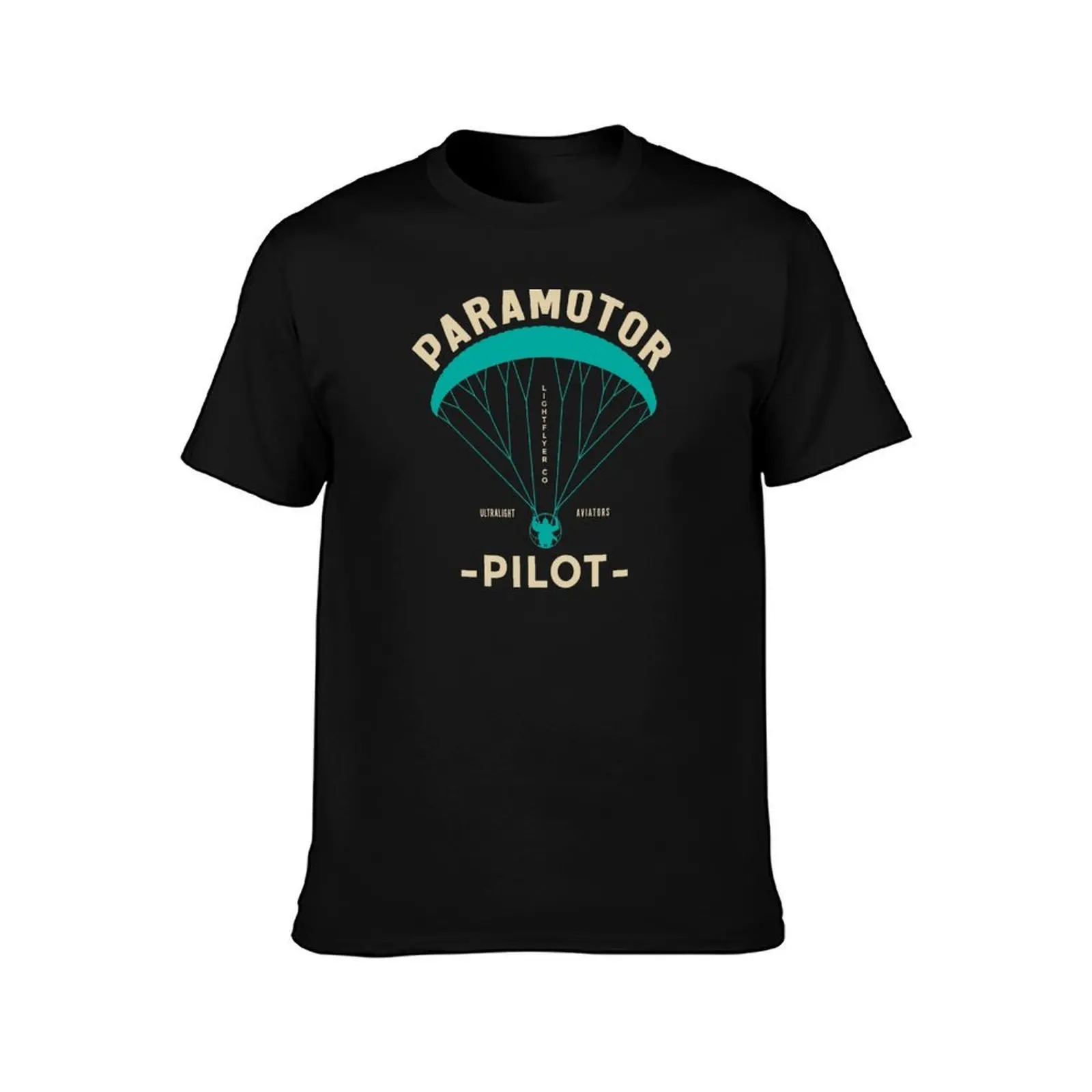 Paramotor Pilot - Ultralight Aviators T-Shirt Fashion Pattern Printed Tee Shirt T-Shirt