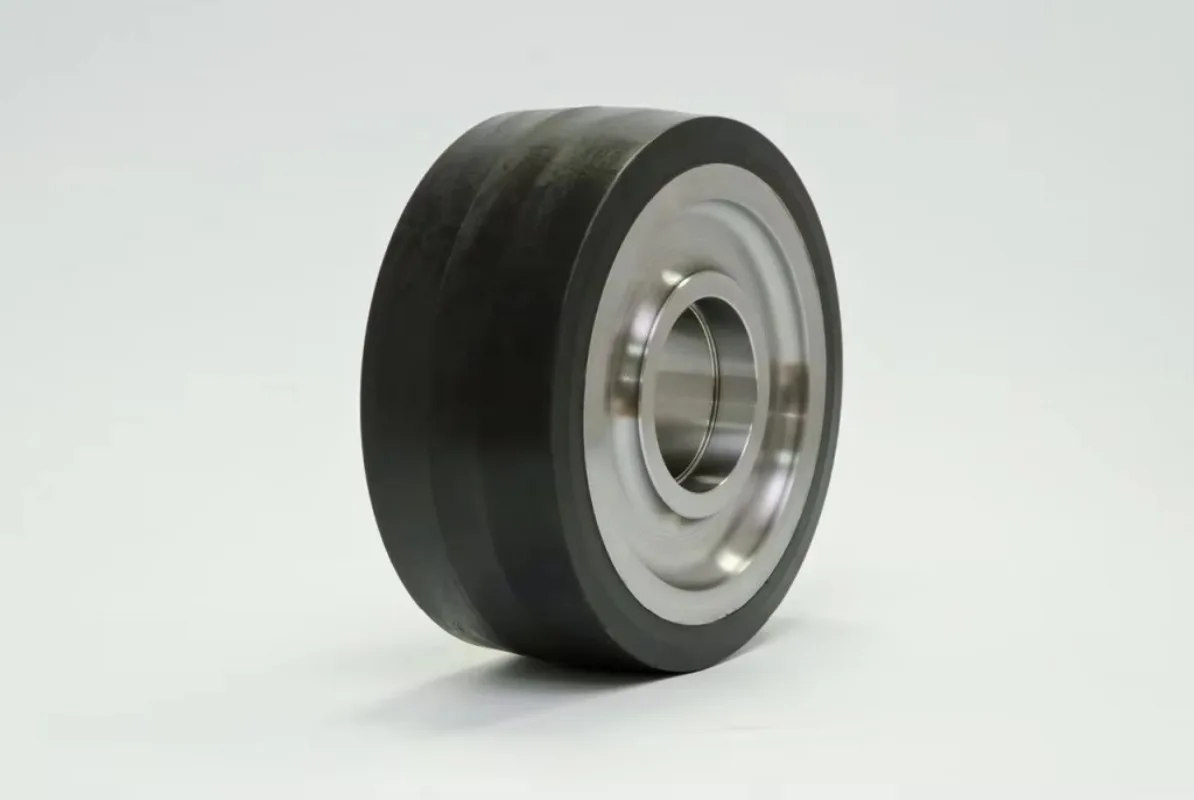 Custom Industrial Heavy Duty Durable Precision Cast Polyurethane Rubber Drive Wheels Polyurethane Coated Drive Wheels