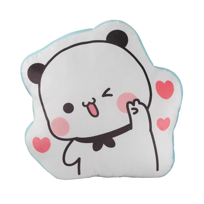 Bubu And Yier Panda Bear Plush Cushion Cartoon Panda Plush Cute Stuffed Soft Pillow Sofa Doll Room Decor Children Couple Gift