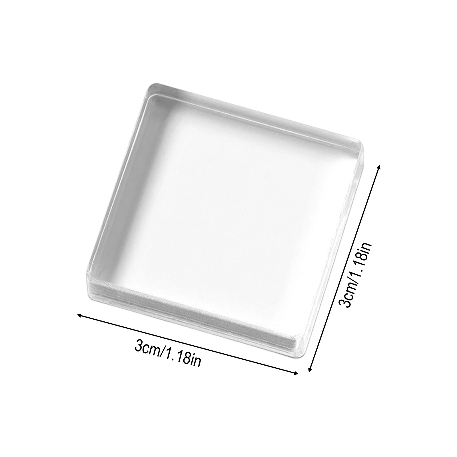 Timbres de scrapbooking en silicone transparent avec poignée en acrylique pour bricolage, journal artisanal, expression créative et activités d'apprentissage