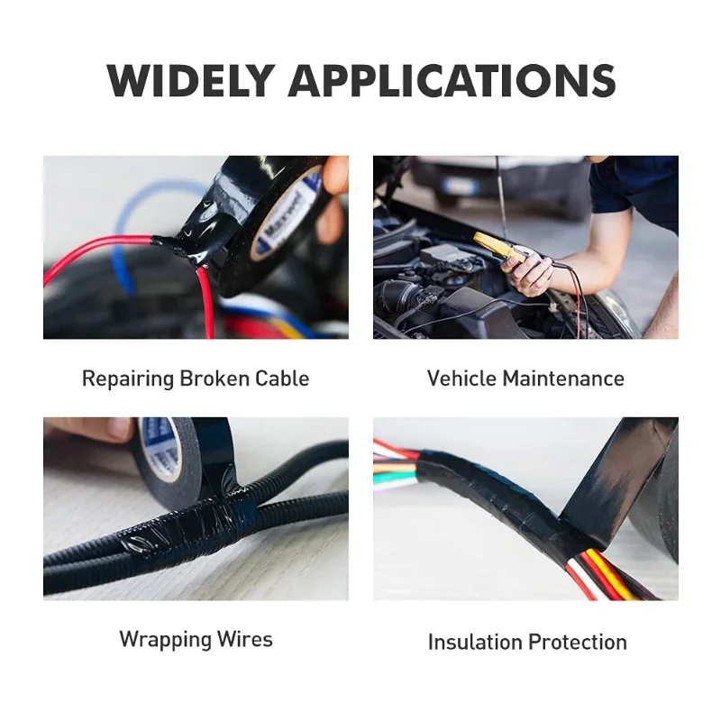 20ft Weather-Resistant Colored Electrical Tape.Color Your Electric Wiring Safely with Indoor/Outdoor PVC Vinyl,UL Listed to 600V image 4