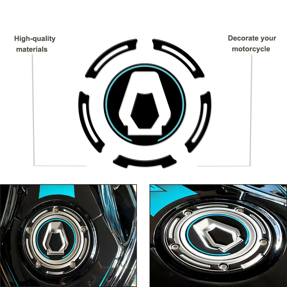 Autocollant de bouchon de carburant de moto, résine de gel 3D, protecteur anti-rayures étanche, précieux, 650 NK, 650, 2022, CFMOTO